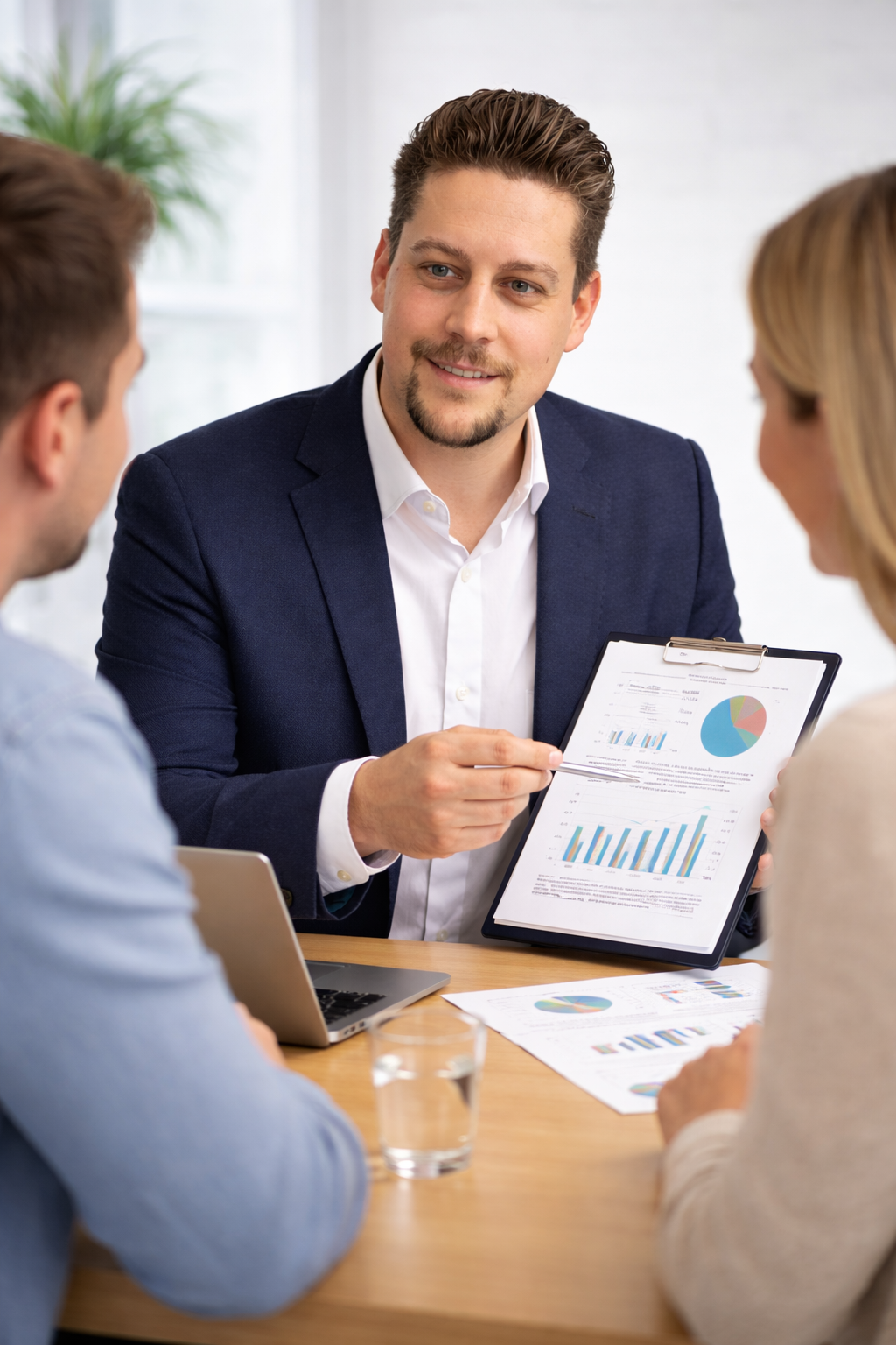 Porträtaufnahme für Kontaktbereich